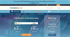 Desktop Screenshot of hablamexico.com