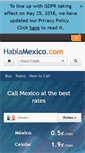 Mobile Screenshot of hablamexico.com